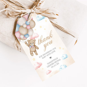 Wir können kaum warten Geschlecht Enthüllung Favor Geschenkanhänger