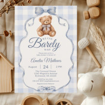 Wir können kaum warten Wasserfarbe Baby-Party