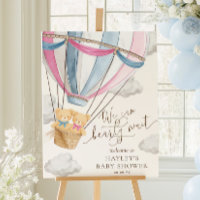 Wir können kaum warten Zwillings-Baby-Party