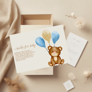 Wir können kaum Wasserfarben-Bären-Bücher für Baby Einladung
