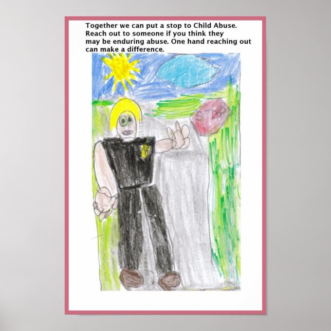 Wir können Kindermissbrauchs-Poster stoppen Poster (Vorne)