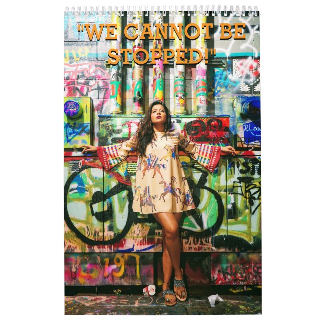 "WIR KÖNNEN NICHT AUFGEHALTEN WERDEN!" - Modekalen Kalender (Titelbild)