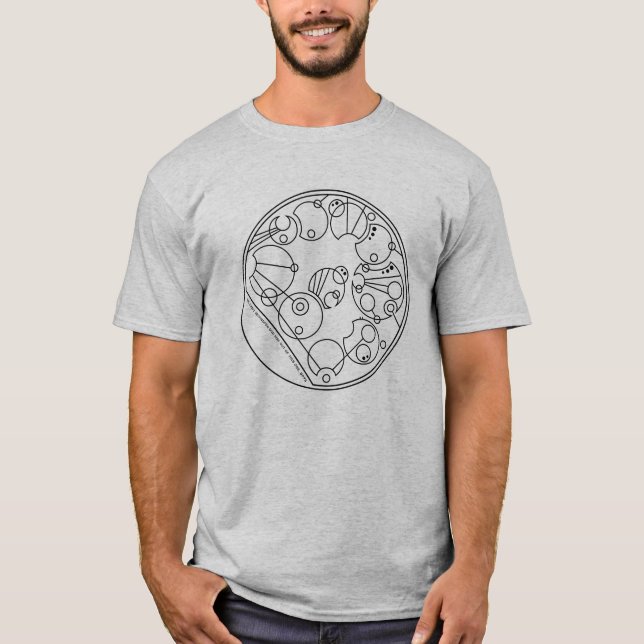 Wir können nicht Ibuprofen - Circular Gallifreyan T-Shirt (Vorderseite)