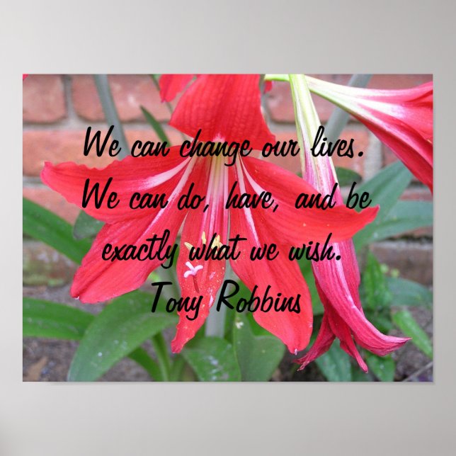 Wir können unser Leben verändern. Poster (Vorne)