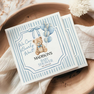 Wir können warten, Baby Shower  Serviette