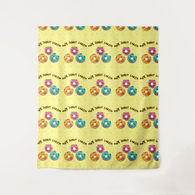 wir kümmern uns wandteppich (Vorderseite)