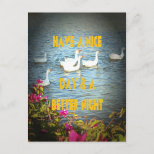 Wir lassen unsere Kunden immer zufrieden und glück Postkarte