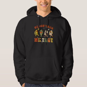 Wir laufen nicht, wir traben Truthahn Herbst Thank Hoodie