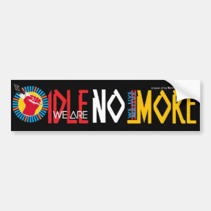 Wir leben Native=WE SIND UNTÄTIG NICHT MEHR Autoaufkleber