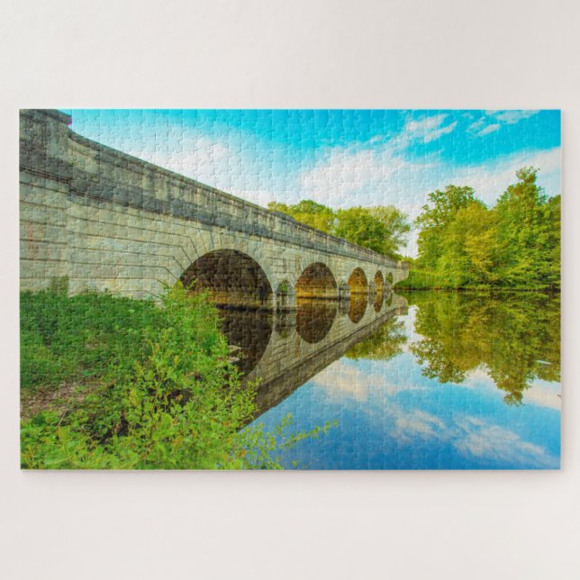 Wir Liebe 5 Arch Bridge Virginia Puzzle (Horizontal)