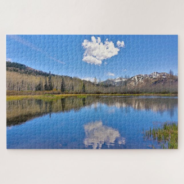 Wir Liebe Alp Lake Utah Puzzle (Horizontal)