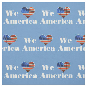 Wir Liebe Amerika Stoff