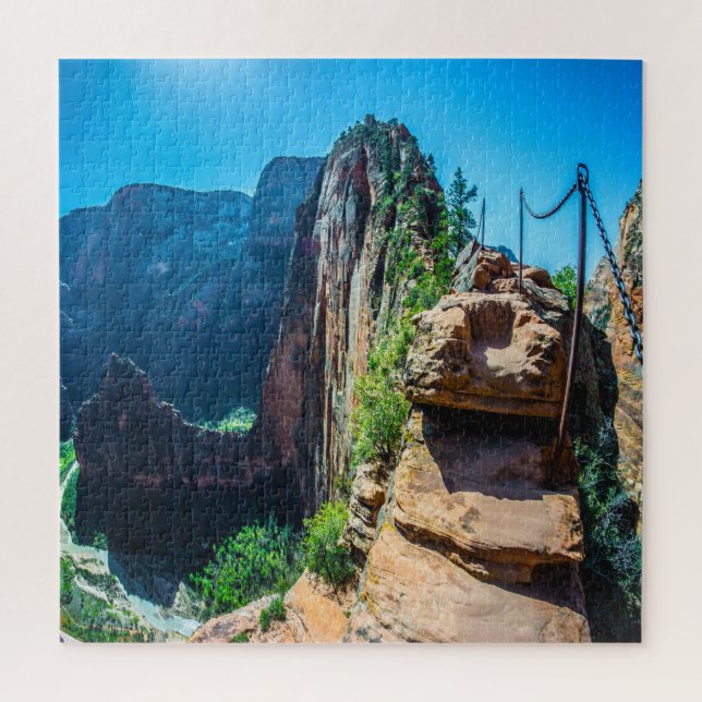 Wir Liebe Angels Landing Utah Puzzle (Vertikal)