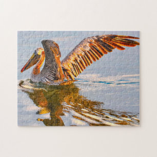 Wir Liebe Brown Pelicans Florida Puzzle