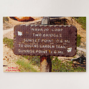 Wir Liebe Bryce Canyon Utah Jigsaw Puzzle