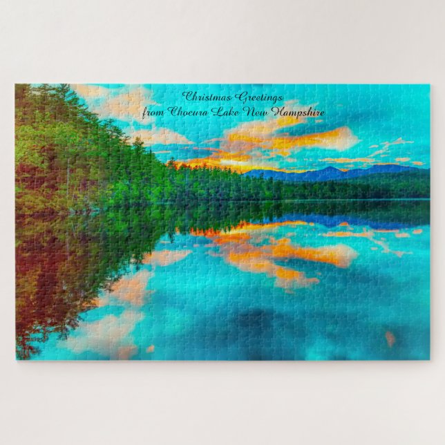 Wir Liebe Chocura Lake New Hampshire Jigsaw Puzzle (Horizontal)