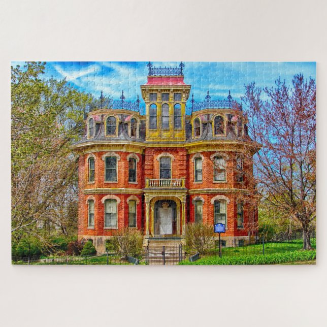 Wir Liebe Davenport Iowa. Puzzle (Horizontal)