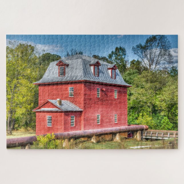 Wir Liebe der Big Otter Mill Virginia Puzzle (Horizontal)