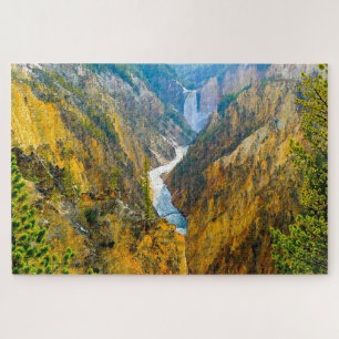 Wir Liebe der Yellowstone River Wyoming Puzzle