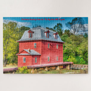 Wir Liebe des Big Otter Mill Virginia Jigsaw Puzzl Puzzle