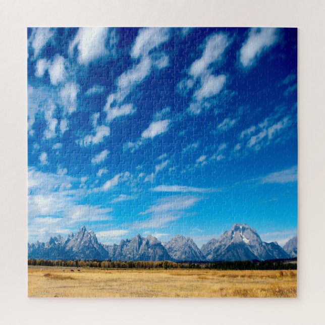 Wir Liebe des Grand Teton Nationalparks Wyoming. Puzzle (Vertikal)