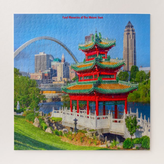 Wir Liebe Des Moines Iowa. Jigsaw Puzzle (Vertikal)