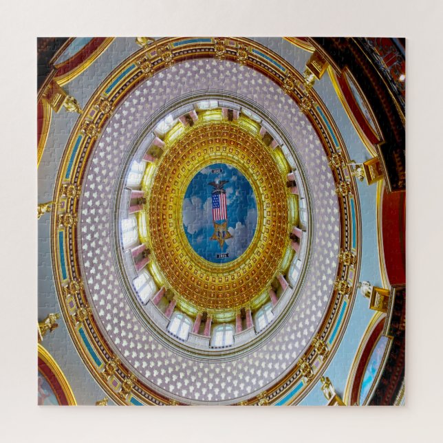 Wir Liebe Des Moines Iowa. Puzzle (Vertikal)