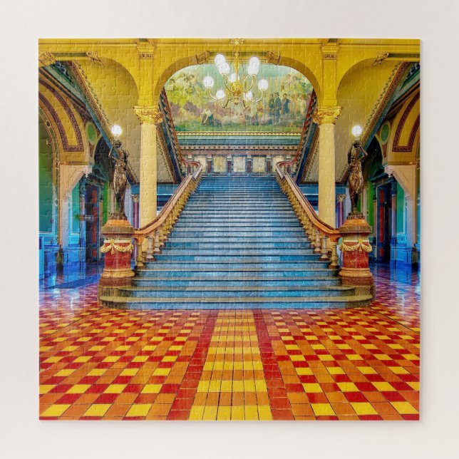 Wir Liebe Des Moines Iowa. Puzzle (Vertikal)