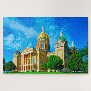 Wir Liebe Des Moines Iowa. Puzzle