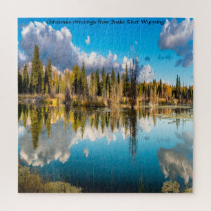 Wir Liebe des Schlangenflusses Wyoming Jigsaw Puzz Puzzle