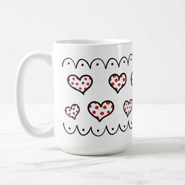 Wir Liebe dich! Kaffeetasse (Links)