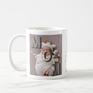 Wir Liebe dich, Mama! Benutzerdefinierte 2-Foto Co Kaffeetasse