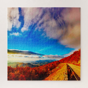 Wir Liebe die Blaue Ridge Mountains Virginia Puzzle