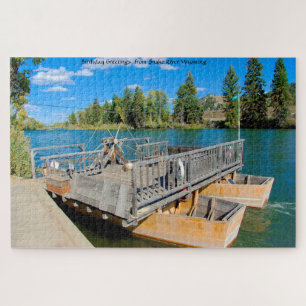 Wir Liebe die Fähre Schlange Fluss Wyoming. Jigsaw Puzzle