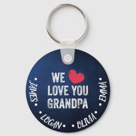 Wir Liebe dir Opa, Individuelle Namen Schlüsselanhänger