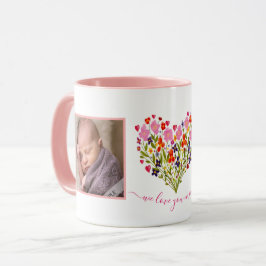 "Wir Liebe du Mama" Personalisiertes Foto Lieblich Tasse