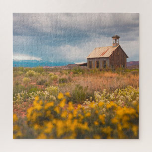 Wir Liebe Eine alte Kirche in Utah Jigsaw Puzzle