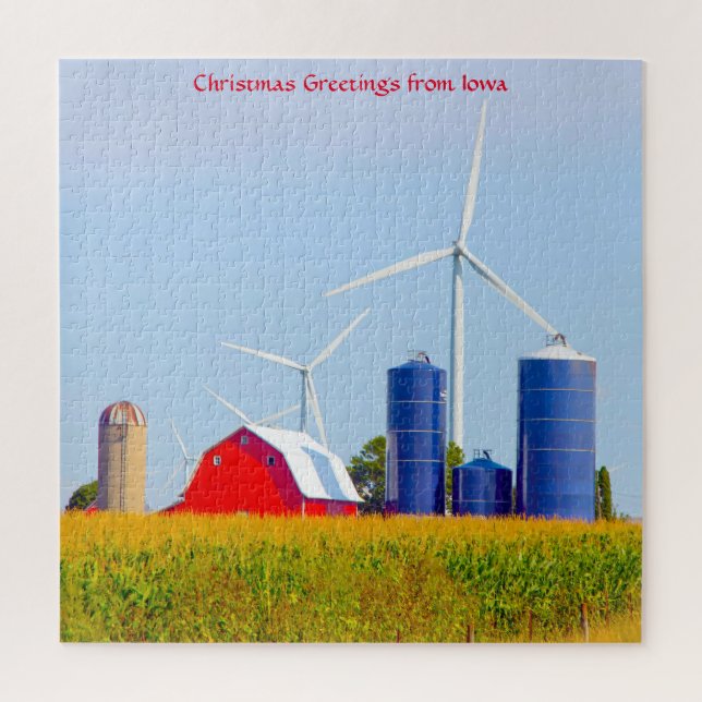 Wir Liebe Farm in Iowa. Jigsaw Puzzle (Vertikal)