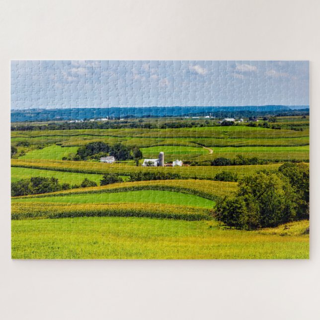 Wir Liebe Farm in Iowa. Puzzle (Horizontal)
