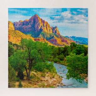 Wir Liebe Fluss Creek Zion Park Utah Jigsaw Puzzle