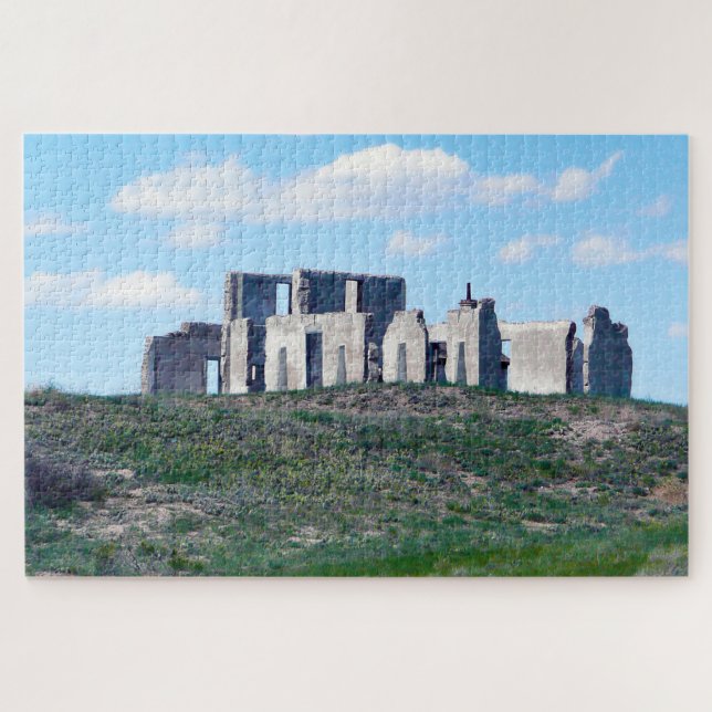 Wir Liebe Fort Laramie Wyoming Puzzle (Horizontal)