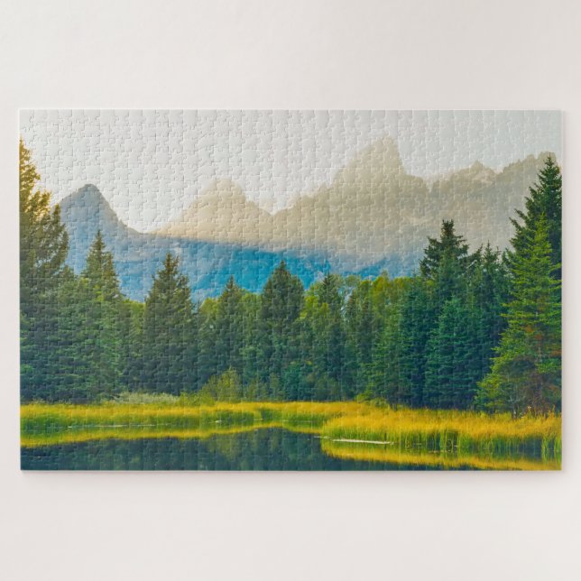 Wir Liebe Grand Teton Wyoming Puzzle (Horizontal)
