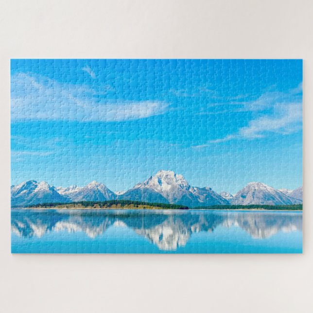 Wir Liebe Grand Tetons Wyoming. Puzzle (Horizontal)