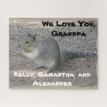 Wir Liebe Grandpa Gray Eichhörnchen Outdoor Gramps
