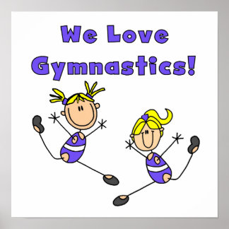 Wir Liebe Gymnastik Poster