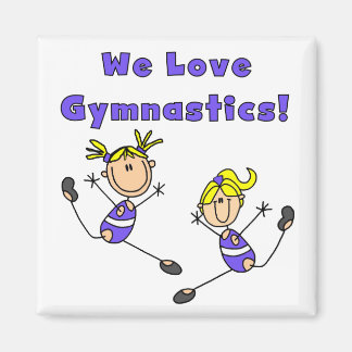 Wir Liebe Gymnastik Tshirts und Geschenke Magnet