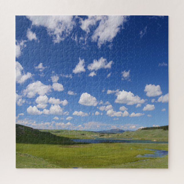 Wir Liebe Hayden Valley Yellowstone. Puzzle (Vertikal)