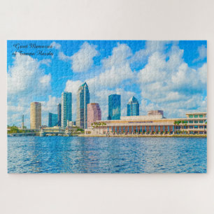 Wir Liebe in der Stadt Tampa Florida Jigsaw Puzzle