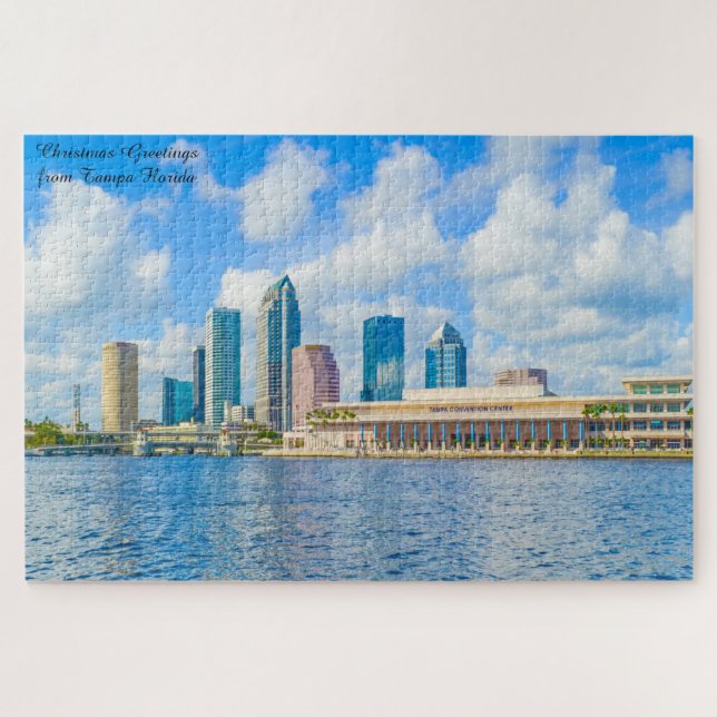 Wir Liebe in der Stadt Tampa Florida Jigsaw Puzzle (Horizontal)