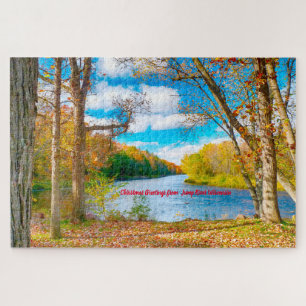 Wir Liebe Jump River Wisconsin. Jigsaw Puzzle